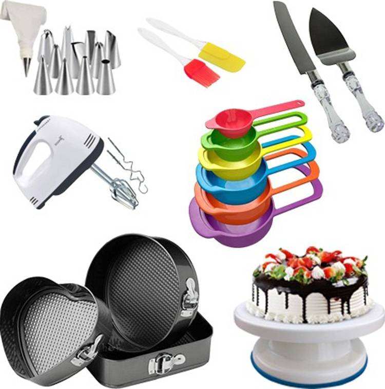 Vithani All in one cake combo Cake All In One Combo Multicolor Kitchen Tool Set