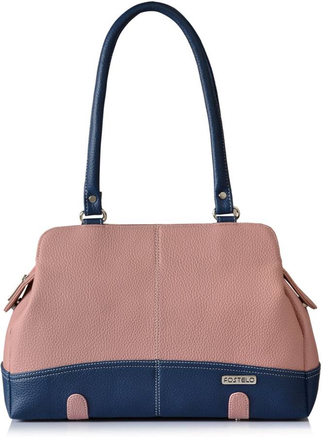 Women Blue, Pink Shoulder Bag - Extra Spacious Price in India