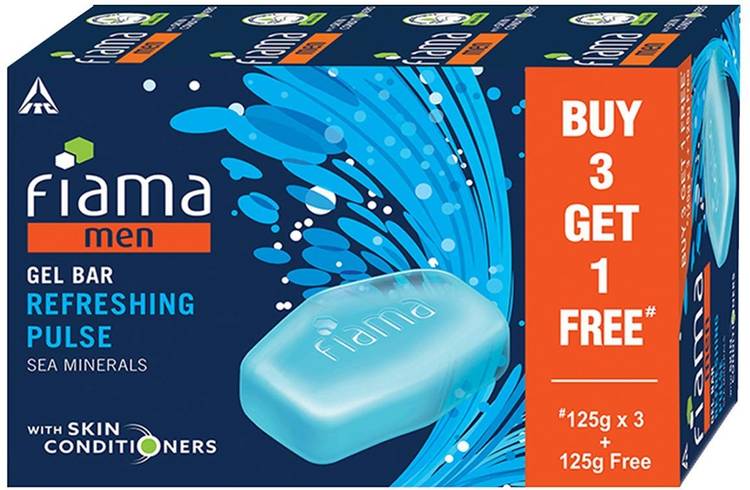 Fiama Men Men Gel Bar Refreshing Pulse