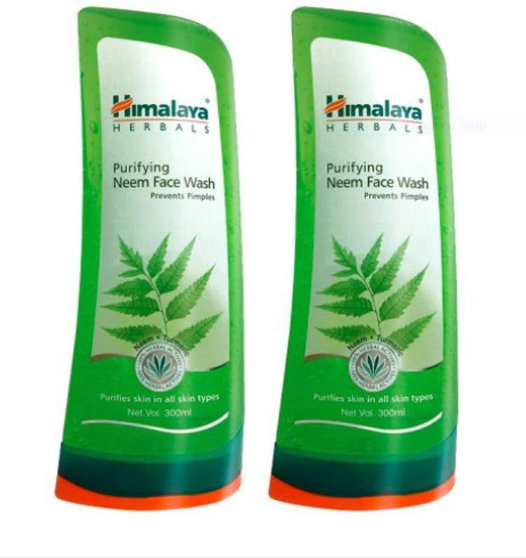 HIMALAYA PURIFYING NEEM FACE WASH 300ML (pack of 2)