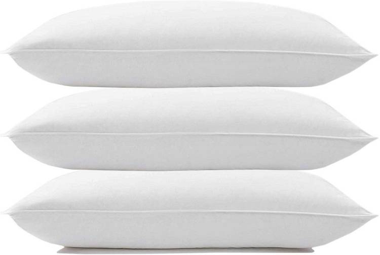 KALPANA INDUSTRIES Cotton Solid Sleeping Pillow Microfibre Solid Sleeping Pillow Pack of 3