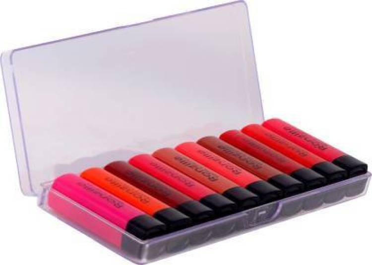 RONZILLE Pocket Mini 10 pcs Lipstick Set of 10 Price in India
