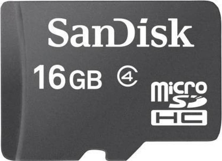 SanDisk Class 4 16 GB MicroSD Card Class 4 16 MB/s  Memory Card