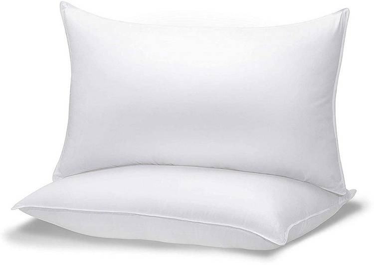 KALPANA INDUSTRIES Cotton Solid Sleeping Pillow Microfibre Solid Sleeping Pillow Pack of 2