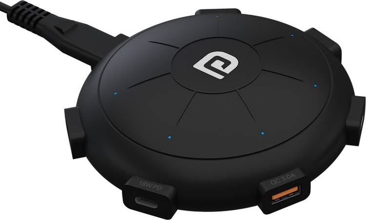 Portronics POR-1094 UFO PRO 6 Ports 60W Charging Station with PD + QC Output 60 W 12 A Multiport Mobile Charger