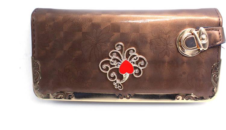 Casual Brown  Clutch Price in India