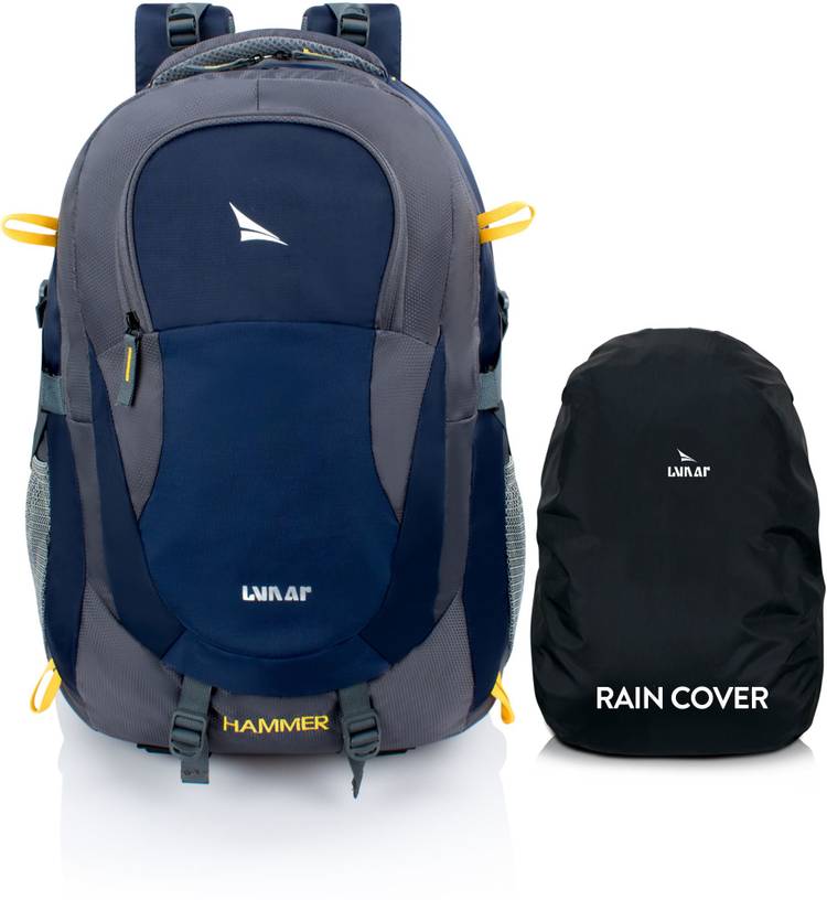 Large 50 L Laptop Backpack High Quality 50L Travel Laptop Bag upto 17.3" Laptop with Rain Cover and Internal Organiser