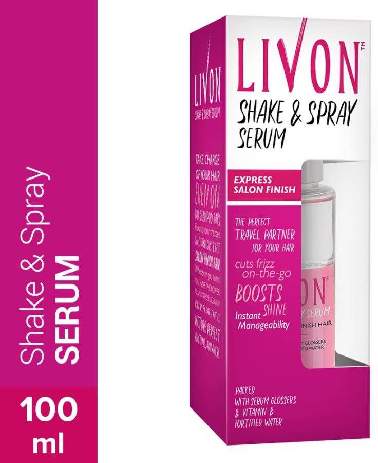 LIVON Shake & Spray Hair Serum Price in India, Full Specifications & Offers  