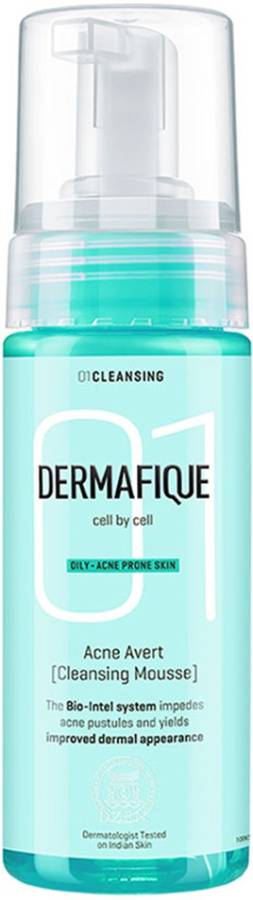 Dermafique Acne Avert Cleansing Mousse Face Wash Price in India