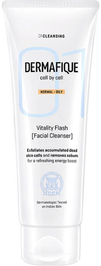 Dermafique Vitality Flash Facial Cleanser Face Wash Price in India