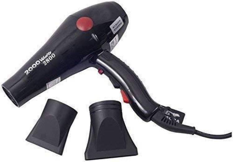 Natation Powerful 2000 Watt Quick Drying Salon Hairdryers With Diffuser Fast Drying Dryer Damage Protection Hair Dryer Hair Dryer (2000 W, Black) Hair Dryer Price in India