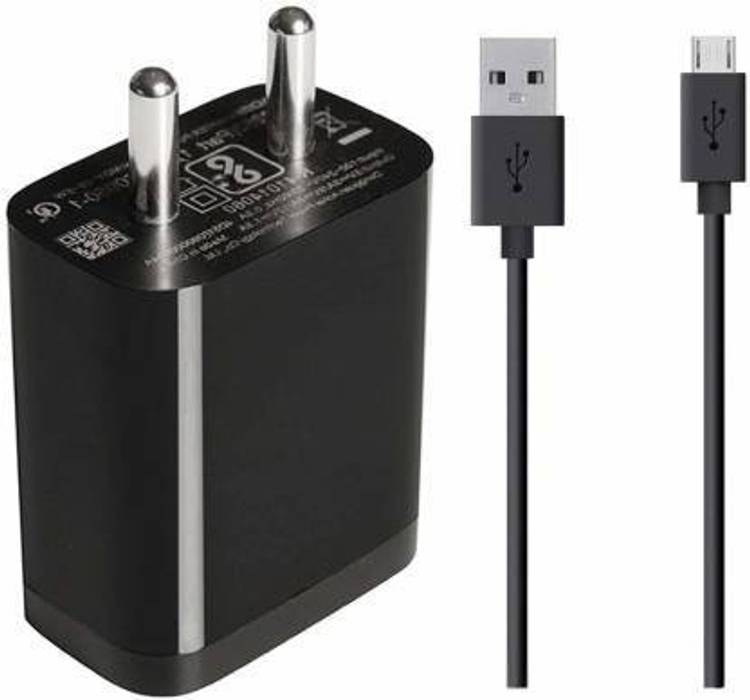 Jics Xiam.i Re_dmi 4,5,6,7,6 Pro 2 A Mobile Charger with Detachable Cable (Black, Cable Included) (ADAPTER + MICRO USB CABLE) 2 A Mobile Charger with Detachable Cable