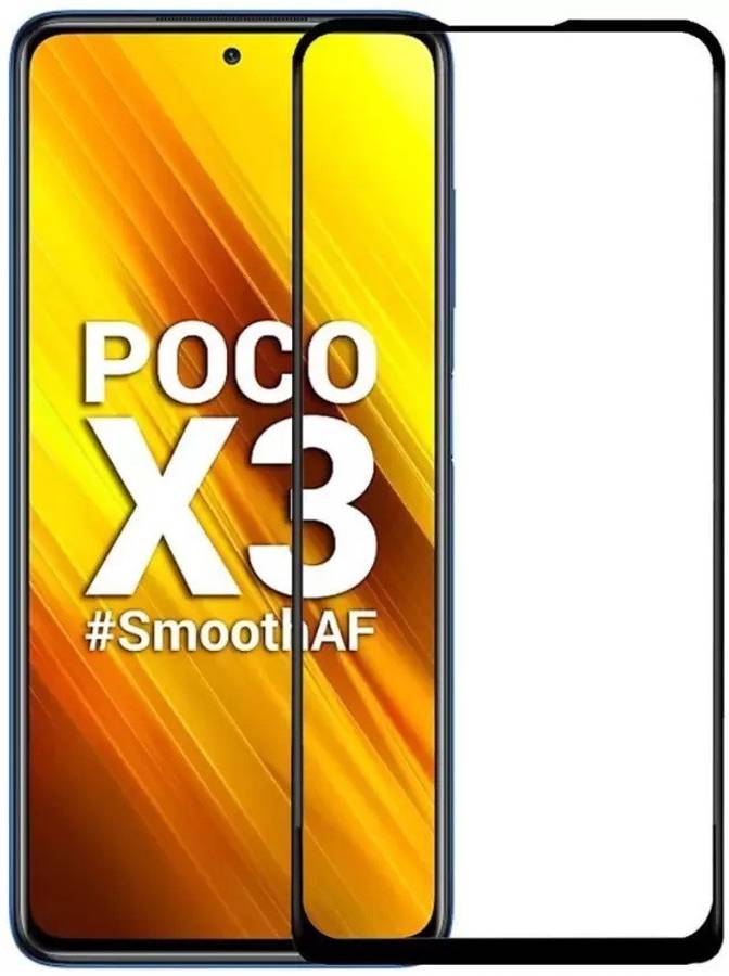 Flipkart SmartBuy Edge To Edge Tempered Glass for Poco X3, Motorola Moto G 5G