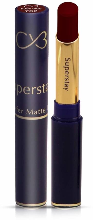 CVB LM-206-702 SuperStay No Transfer Matte Lipstick, Waterproof and Full-Pigmented, Transfer-Proof Smudge-Proof Lip Colour Price in India
