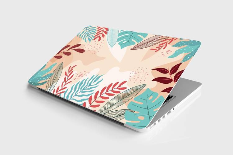 Yuckquee Flower/floral girls Laptop Skin/Sticker/Vinyl for 14.1, 14.4, 15.1, 15.6 inches for HP,Asus,Acer,Apple,Lenovo printed on 3M Vinyl, HD,Laminated, Scratchproof. Vinyl Laptop Decal 15.6