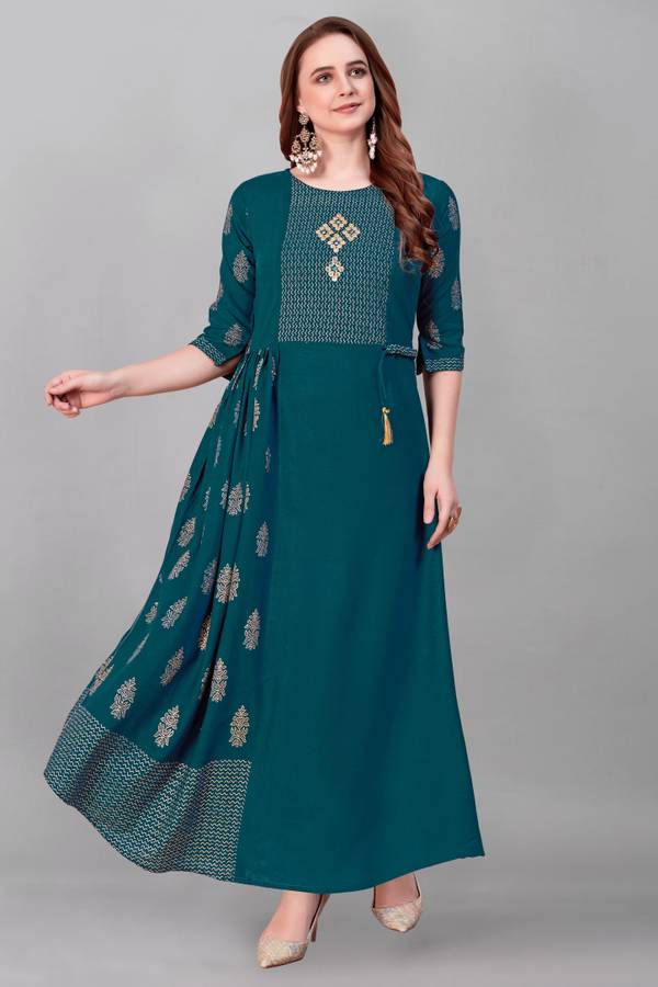 Women Ethnic Dress Blue Dress