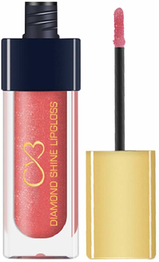 CVB LG602-001 Diamond Shine Lip Gloss for Supreme Shine, Glide-On Lipstick for Glossy Effect, Transparent Lip Makeup Price in India