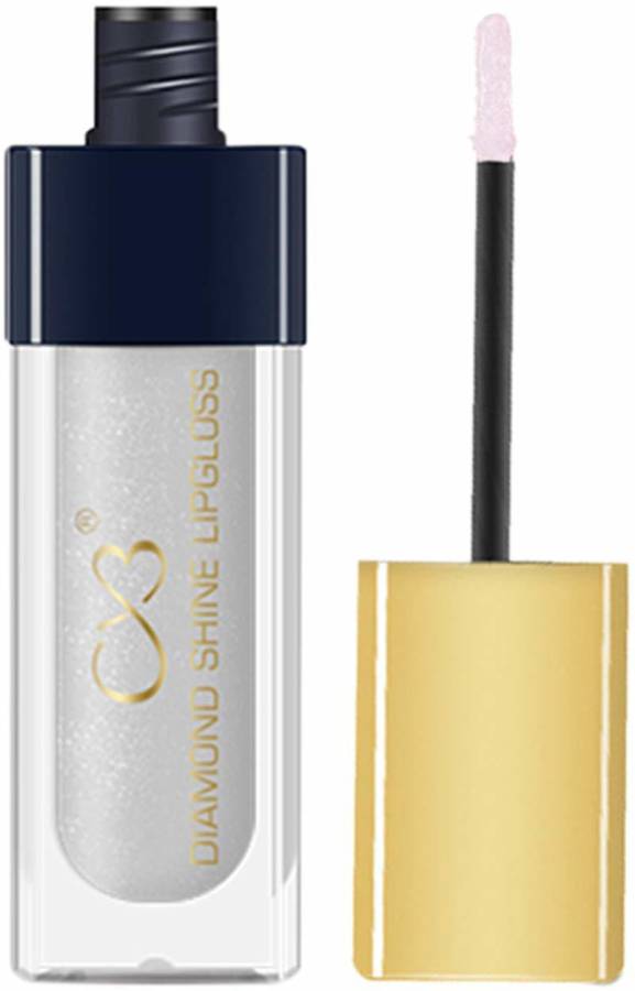 CVB LG602-013 Diamond Shine Lip Gloss for Supreme Shine, Glide-On Lipstick for Glossy Effect, Transparent Lip Makeup Price in India