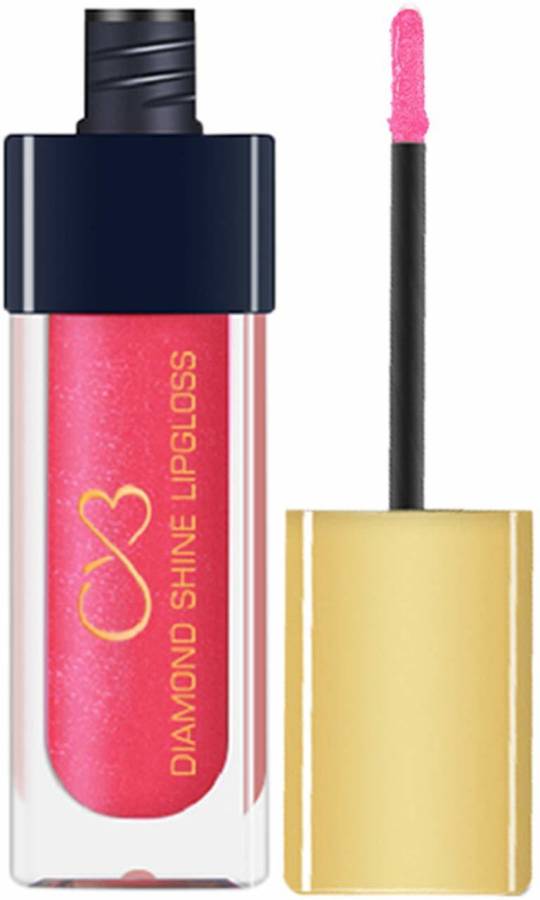CVB LG602-008 Diamond Shine Lip Gloss for Supreme Shine, Glide-On Lipstick for Glossy Effect, Transparent Lip Makeup Price in India