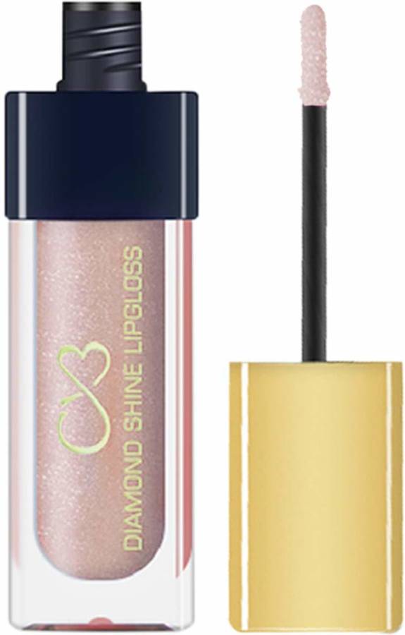 CVB LG602-005 Diamond Shine Lip Gloss for Supreme Shine, Glide-On Lipstick for Glossy Effect, Transparent Lip Makeup Price in India
