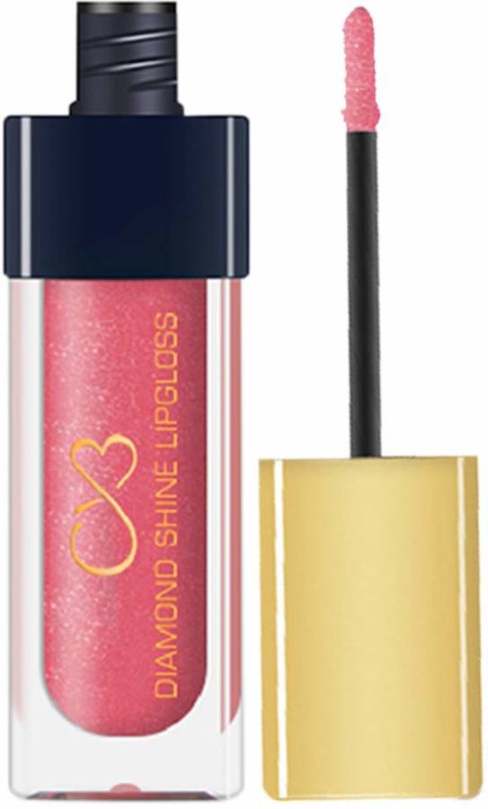 CVB LG602-003 Diamond Shine Lip Gloss for Supreme Shine, Glide-On Lipstick for Glossy Effect, Transparent Lip Makeup Price in India