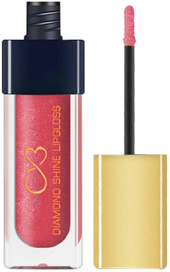CVB LG602-012 Diamond Shine Lip Gloss for Supreme Shine, Glide-On Lipstick for Glossy Effect, Transparent Lip Makeup Price in India