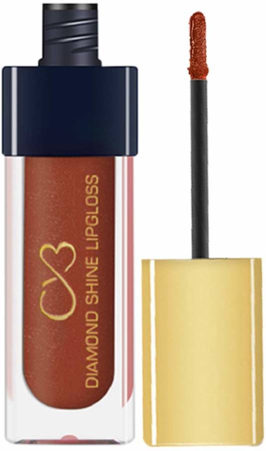 CVB LG602-007 Diamond Shine Lip Gloss for Supreme Shine, Glide-On Lipstick for Glossy Effect, Transparent Lip Makeup Price in India