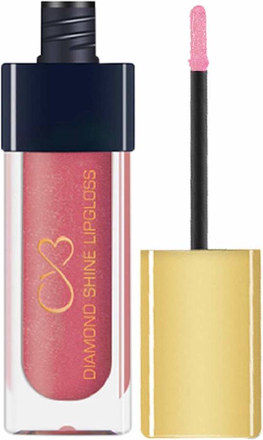 CVB LG602-010 Diamond Shine Lip Gloss for Supreme Shine, Glide-On Lipstick for Glossy Effect, Transparent Lip Makeup Price in India