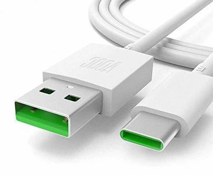 iBAss 30W VOOC TYPE C FAST CHARGING CABLE For Reno,Reno2,Reno 3 pro , Reno 4 Pro and all Vooc Type C Supported Mobiles Phone 6 A 1 m OPPO VOOC TYPE C USB Type C Cable
