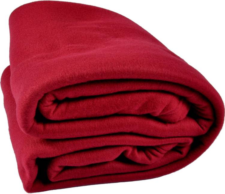 Kema Solid Single Coral Blanket