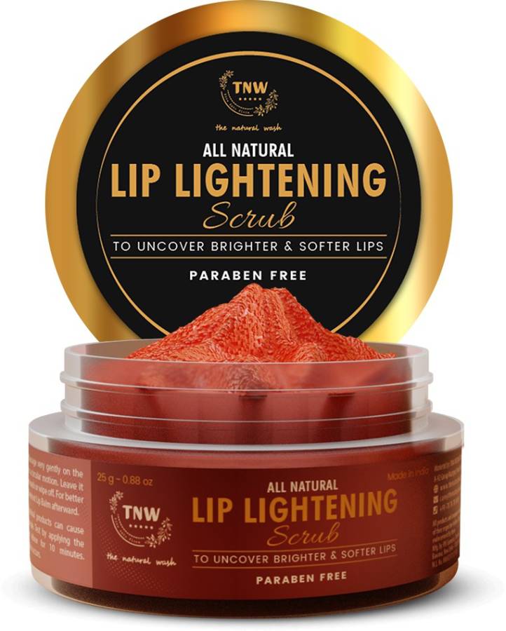 TNW - The Natural Wash Lip Lightening Scrub for tanned & darkened lips (Paraben-Free) Scrub Price in India
