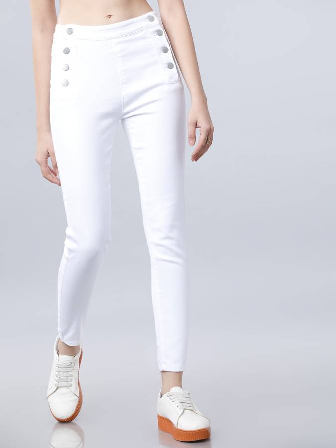 Regular Women White Jeans