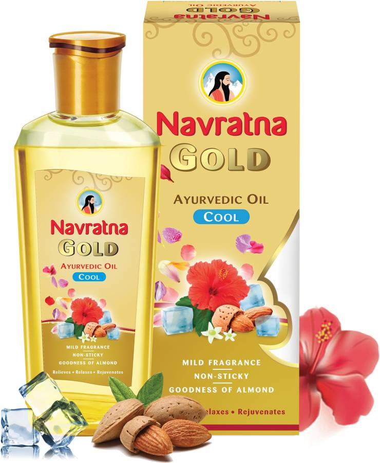 Navratna Gold Ayurvedic Oil Hair Oil Price in India