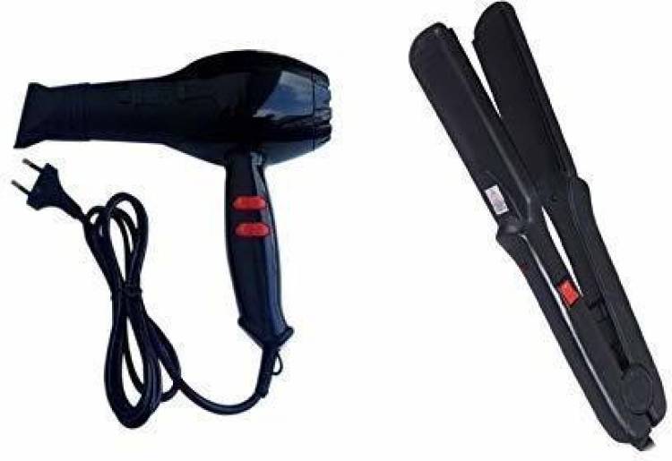 quktion professional 2888 hair dryer 1500 watt with 522 straightener for men and women Hair Dryer Price in India