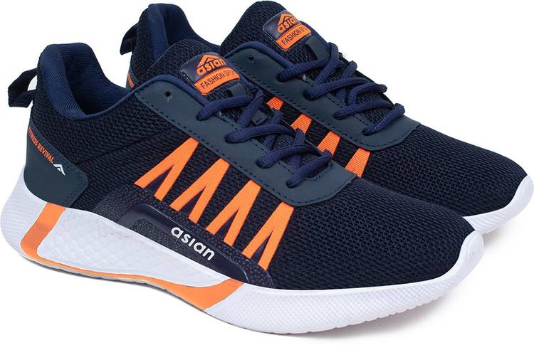 Bouncer-01 Running shoes for boys | sports shoes for men | Latest Stylish Casual sneakers for men | Lace up lightweight blue shoes for running, walking, gym, trekking, hiking & party Running Shoes Running Shoes For Men