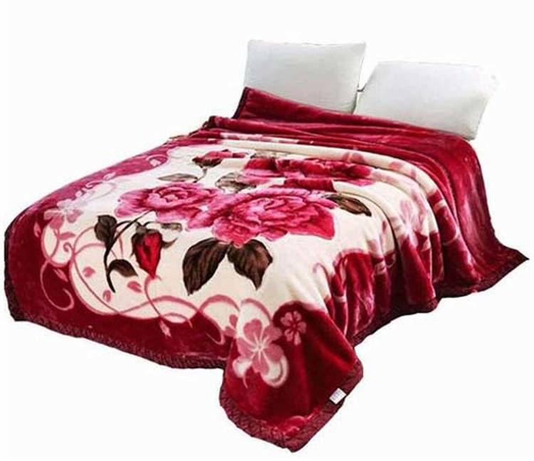 RP Fashion Store Floral King Mink Blanket