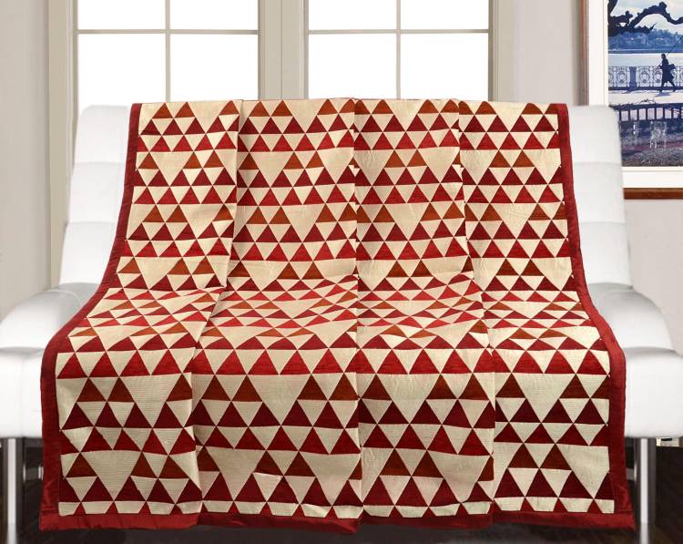 Saral Home Geometric King Throw