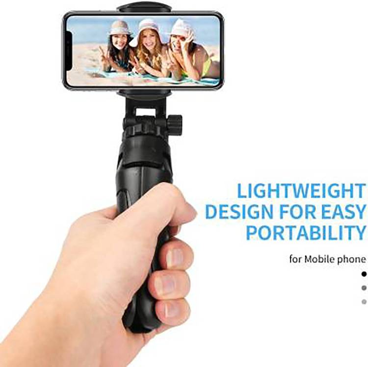 MAXISTORE Mini Tripod with 360 Degree Mobile Attachment Lightweight Portable Tripod