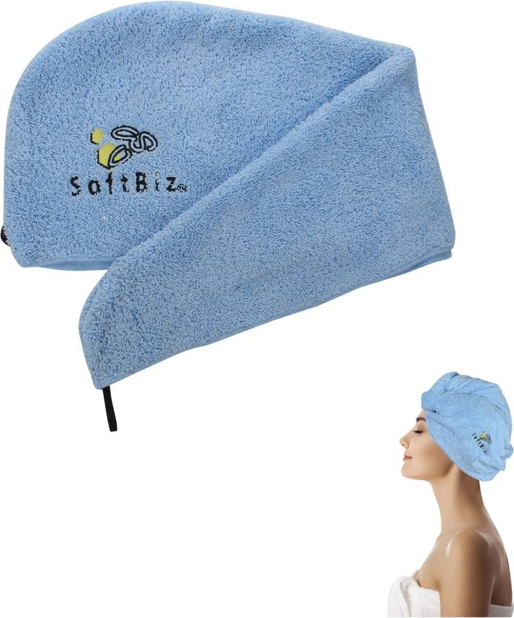 SoftBiz Microfiber 340 GSM Hair Towel