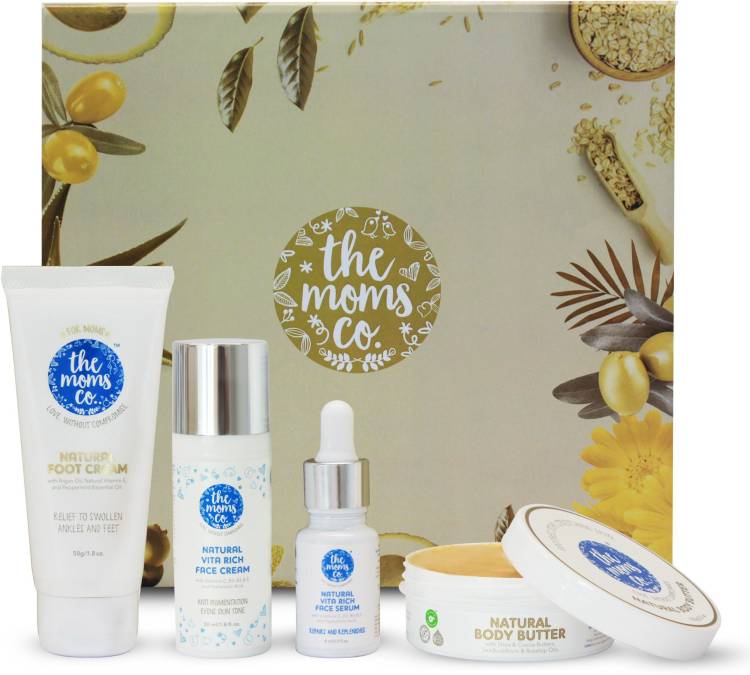 The Moms Co. Complete Winter Care Set - For Nourished & Moisturized Skin with Cocoa & Shea Butter and Hyaluronic acid Price in India