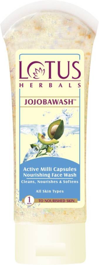 LOTUS HERBALS Jojoba Active Milli Capsules Nourishing Face Wash Price in India