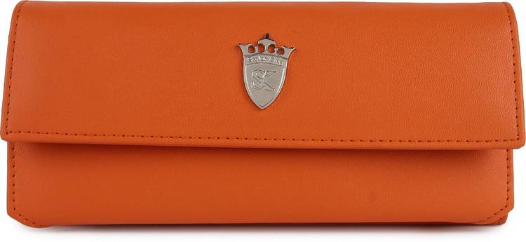 Formal Orange  Clutch