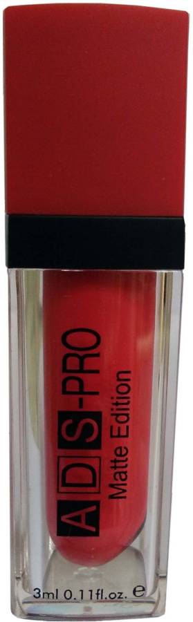 ads Pro Matte Edition Mini Lipgloss Shade, PeachRed-415 Price in India