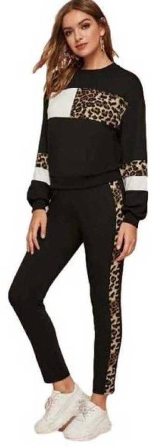 Animal Print Women Track Suit