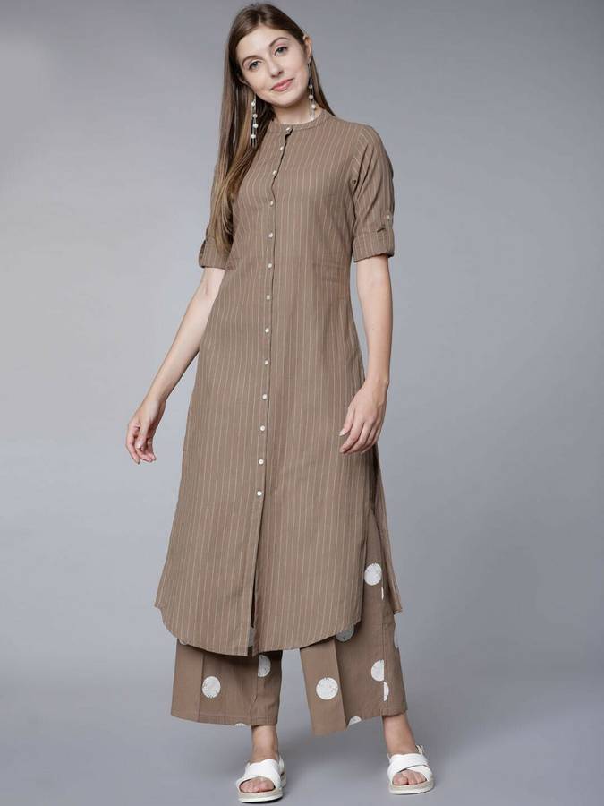 Women Kurta and Sharara Set Pure Cotton