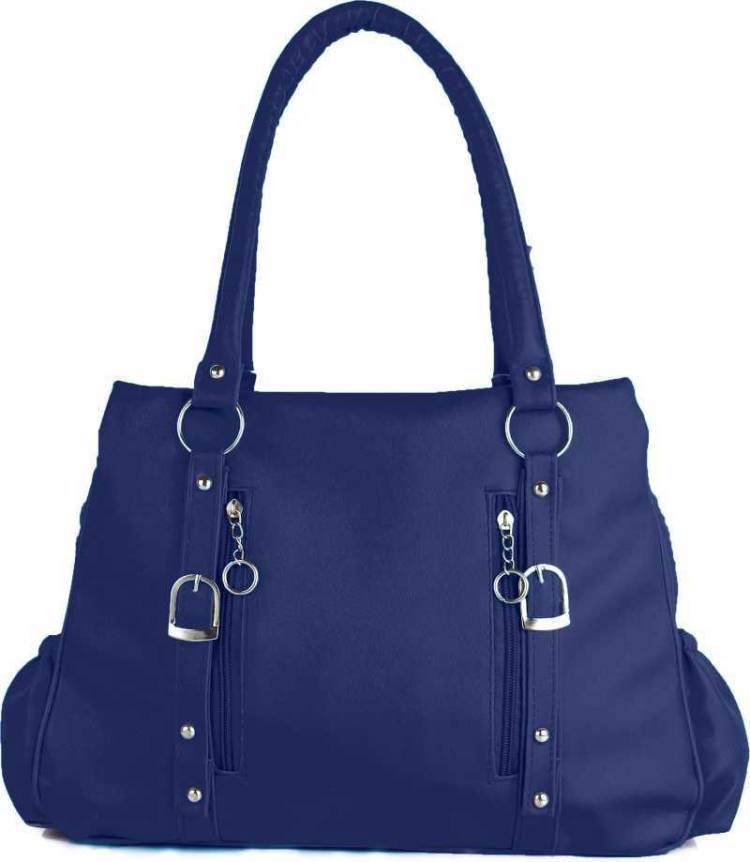 Women Blue Hand-held Bag - Extra Spacious Price in India