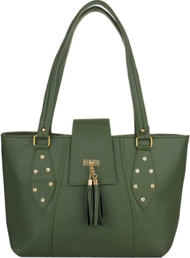 Women Green Hand-held Bag - Mini Price in India