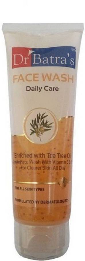 Dr. Batra's Daily Care  Enriched With Tea Tree Oil Gentle  With Vitamin E & B3 For Clearer Skin All Day, 200g Face Wash Price in India