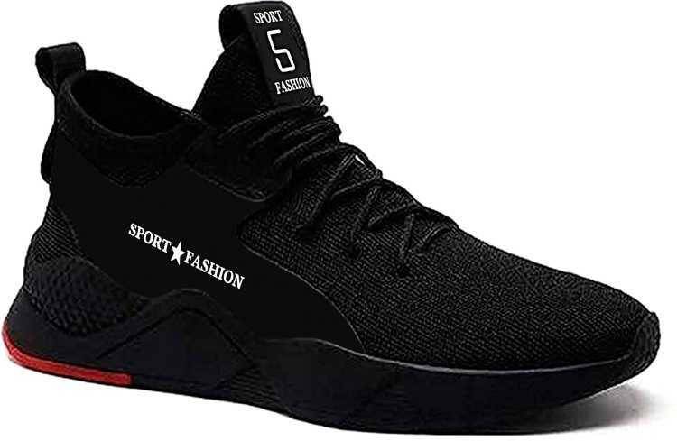Outdoors Mesh Lace-Ups Smart Casuals Shoes Outdoors For Men (Black) Casuals For Men