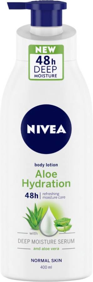 NIVEA Body Lotion, Aloe Hydration, with Aloe Vera, for Men & Women Price in India
